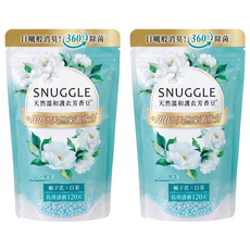 Snuggle 熊寶貝 多效護衣芳香豆 補充包 梔子花 + 白茶, 2個, 300ml