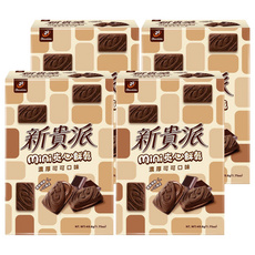 77 新貴派 mini夾心餅乾 濃厚可可口味, 49.6g, 4盒