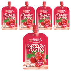 十全 蔓越莓醋飲料, 5個, 100ml