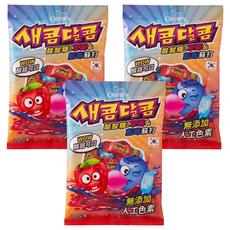CROWN 皇冠 水果軟糖 草莓 + 藍莓蘇打口味, 100g, 3個