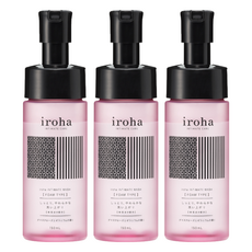 iroha INTIMATE WASH 依柔華泡沫私密沐浴乳 大馬士革薔薇&洋葵香, 3件, 150ml