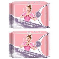 Sweetie 舒芯 COOL涼感 夜用衛生棉 護翼型, 29cm, 7片, 2包
