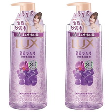 LUX 麗仕 小氣泡爽膚沐浴露 葡萄沙瓦香, 700g, 2個