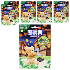 Snuggle 熊寶貝 衣物香氛袋, 18g, 6個, 九份甘潤烏龍茶