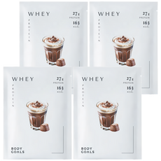 BODY GOALS 多效乳清蛋白飲Pro 隨手包 法式可可, 4個, 40g