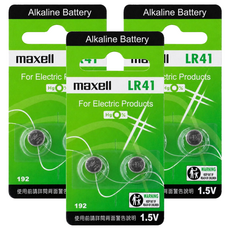 maxell 鈕扣電池 LR41, 3個, 2個裝