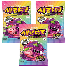 CROWN 皇冠 水果軟糖 葡萄 + 水蜜桃口味, 100g, 3個