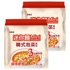 維力 迷你麵 韓式泡菜風味, 8包
