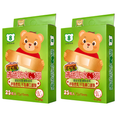 U-ONE 膚色防水OK繃, 2個, 25個裝