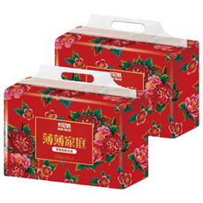 BENI BEAR 邦尼熊 薄薄家庭 抽取式衛生紙 2層, 2袋, 6包
