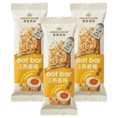 GRANOLA HOUSE 宴麥森林 高纖脆燕麥棒 胡椒鹹蛋黃, 32g, 3支