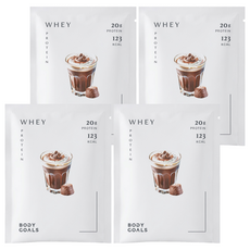 BODY GOALS 多效乳清蛋白飲 法式可可, 31g, 4個