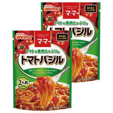 welna 日清製粉 mama 羅勒風味番茄義大利麵醬, 260g, 2個