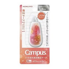 KOKUYO 國譽 Campus 象牙白修正帶B罫 6m, 紅色, 1個