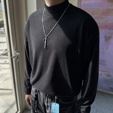 머시따 남성용 부드러운 반폴라 티셔츠