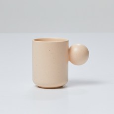 BetterFinger 陶瓷碗型馬克杯 300ml, 1個, 粉紅色