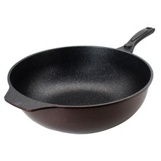 天堂鳥 石墨烯IH不沾炒鍋 TIGR-IH36W 36cm 深紅色, 1個, 60cm