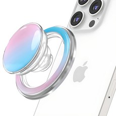 SKY Palette PM20 極光 MagSafe 兼容可拆卸式手機支架 智能手機支架 水漾紫 1入, 水紫色, 1個