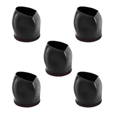 Maket Gamseong 滑輪椅腳保護套, 黑色, 5個