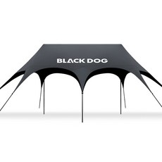 BLACK DOG 黑狗 遮陽露營天幕帳篷 BD027, 黑色