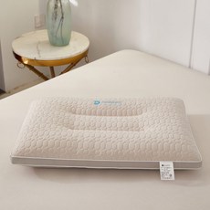 Ishur 伊舒爾 乳膠冰絲涼感水洗枕, 白色, 1件
