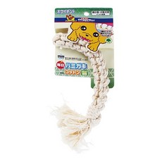 DoggyMan 多格漫 犬用每日潔牙棉繩玩具, 棒型 白色, 1個