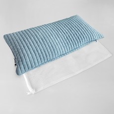 Chakanharu 檜木枕頭套 雙面壓線 + 網眼內套