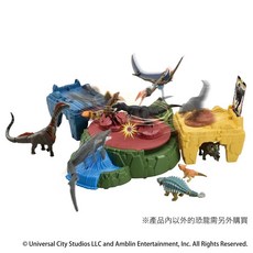 ANIA 多美動物 侏羅紀世界 恐龍對戰台 AN95487, 1個