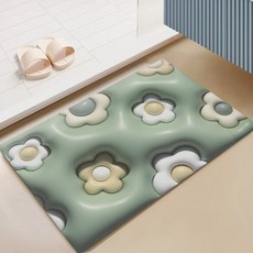 BRINCH 立體設計硅藻土浴室腳踏墊, 類型5901-19