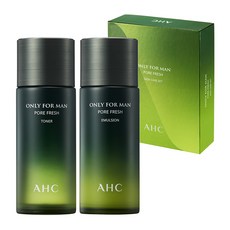 AHC 男仕專用爽膚保養2件組 化妝水150ml+乳液150ml, 1組