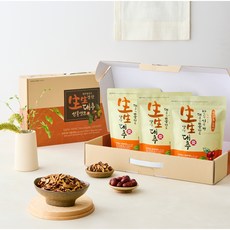 生生紅棗 韓國產紅棗脆片切片 3號 220g x 3入 禮盒, 1套