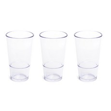 Plara Tritan 星星杯 591ml, 3個, 透明