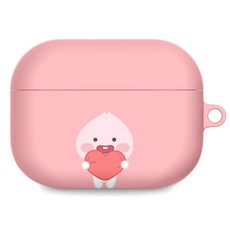 Wi Kakao Friends印花AirPods Pro耳機保護殼, Little Apeach 粉紅色, 單一商品