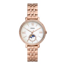FOSSIL 女款Jacqueline月相金屬手錶 ES5165
