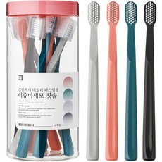 Homekeeping 日用雙層細毛粉彩牙刷組, 1組