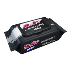 Mr.Pro 羅布先生 一拭清白濕紙巾, 1個, 80張, 4g