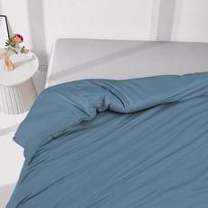 J-bedtime 床寢時光 60支奧地利蘭精純天絲被套, 霧夜藍