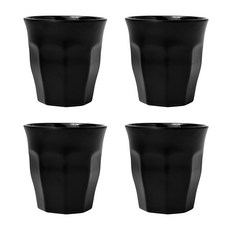 甜品杯 270ml, 4個, 夜黑色
