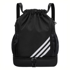 健身後背包, 黑色, 1個