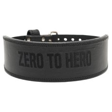 ZERO TO HERO Lifting 高級皮革腰帶 黑色 黑色 1個 XL