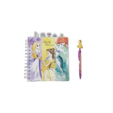 Disney Princesses 迪士尼公主 索引筆記*1+公主吉祥物圓珠筆*1, 多色, 1組
