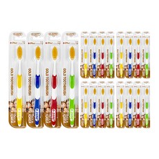 O-ZONE 黃金細軟毛牙刷, 20入, 1個