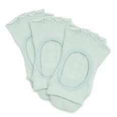 ALEAF 皮拉提斯瑜珈襪 露趾 3雙組