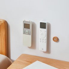 Jyulhome 免鑽孔壁掛式遙控器磁吸支架掛鉤, 8個, 木質