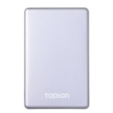 台灣 TOPSON 超薄磁吸行動電源 10000mAh Type-C, MTPB-10000, 薄霧紫