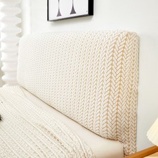 Sonio 圖案 民族風 床頭保護套, 1個, 01 米色