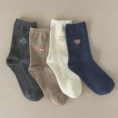 Dailylike 女性動物襪4雙組
