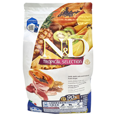 Farmina 法米納 全齡犬 FTD3天然熱帶水果系列 乾飼料, 羊肉木瓜, 1500g, 1袋