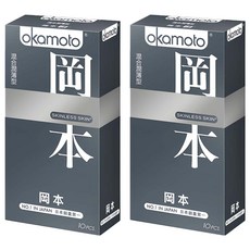 okamoto 岡本 混合潤薄型保險套, 2盒, 10個