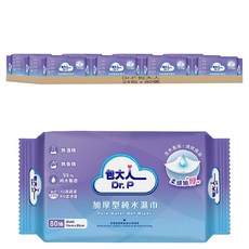 Dr.P 包大人 加厚型純水濕巾, 1入, 24包
